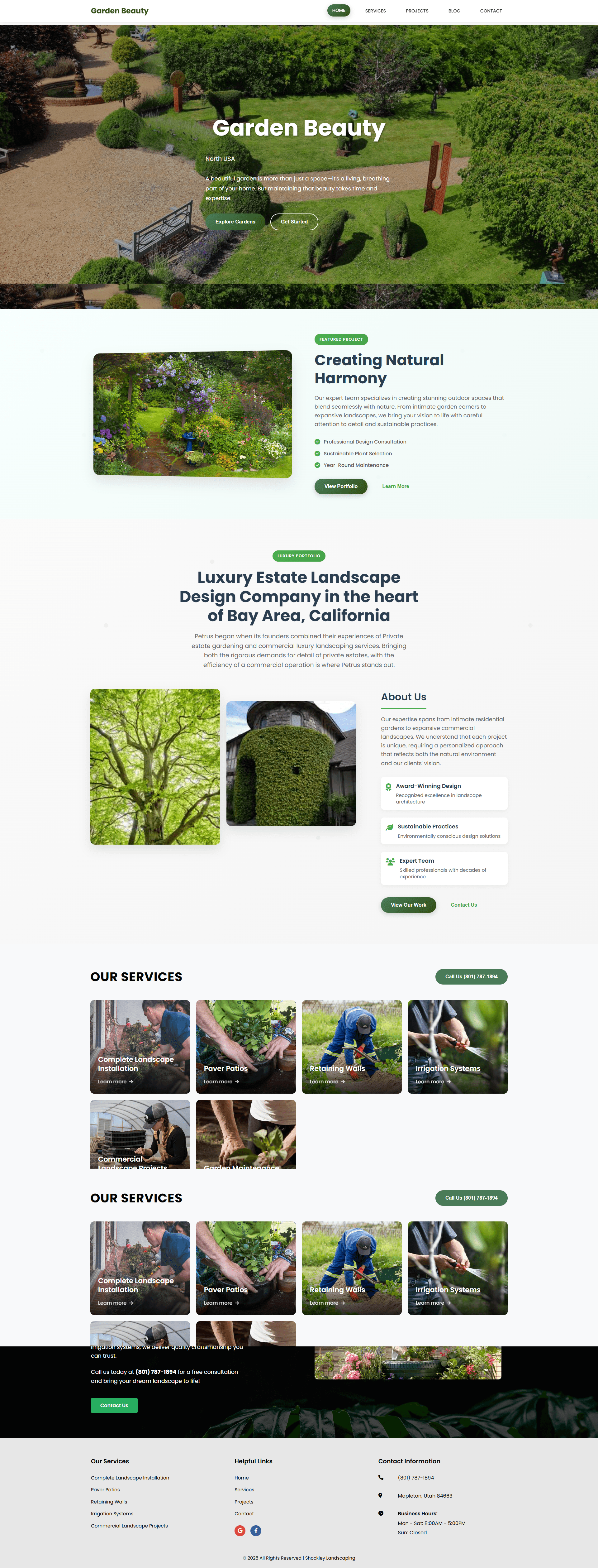 Creative Landing Page by Synixsolution